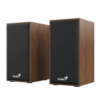   Hangszóró, 2.0, 6W, USB táp, fa burkolat, GENIUS "SP-HF180", barna