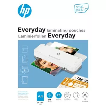   Meleglamináló fólia, 80 mikron, A4, fényes, 25 db, HP "Everyday"