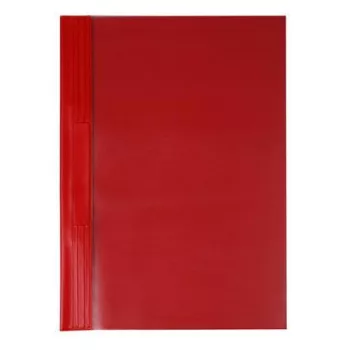   Gyorsfűző, kemény hátlappal, PVC, A4, VICTORIA OFFICE, piros