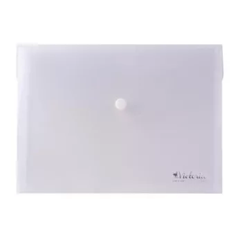   Irattartó tasak, A5, PP, patentos, VICTORIA OFFICE, áttetsző