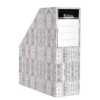   Iratpapucs, karton, 90 mm, VICTORIA OFFICE, "Textil"