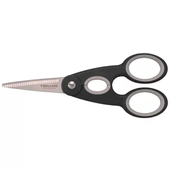   Olló, konyhai, 22 cm FISKARS "Functional ReNew", fekete