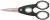 Olló, konyhai, 22 cm FISKARS "Functional ReNew", fekete