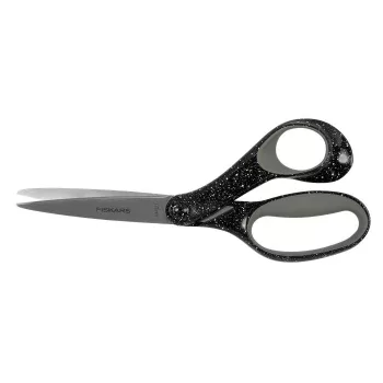 Olló, ifjúsági, 20 cm, FISKARS, foltos fekete