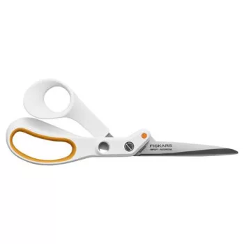 Varróolló, 21 cm, FISKARS "Amplify", fehér