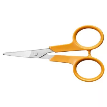   Varróolló, 10 cm, hajlított, FISKARS "Classic", narancssárga
