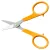 Olló, körömvágó, 10 cm, egyenes, FISKARS "Classic", narancssárga