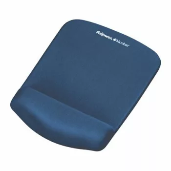   Egéralátét csuklótámasszal, habtöltésű, FELLOWES "PlushTouch™", kék