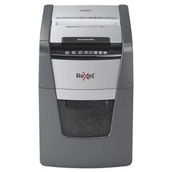   Iratmegsemmisítő, konfetti, 90 lap, REXEL, "Optimum AutoFeed+ 90X"