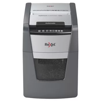   Iratmegsemmisítő, konfetti, 100 lap, REXEL "Optimum AutoFeed+ 100X"
