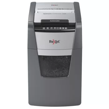  Iratmegsemmisítő, konfetti, 130 lap, REXEL, "Optimum AutoFeed+ 130X"