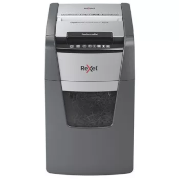   Iratmegsemmisítő, konfetti, 150 lap, REXEL, "Optimum AutoFeed+ 150X"