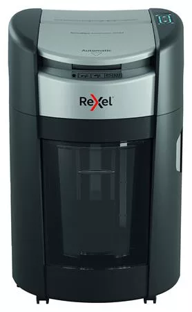 Iratmegsemmisítő, mikrokonfetti, 200 lap, REXEL "ShredMax AutoFeed+ 200M P5"