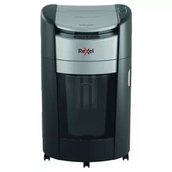   Iratmegsemmisítő, konfetti, 300 lap, REXEL "ShredMax AutoFeed+ 300X P4"