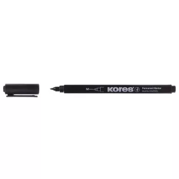 Alkoholos marker, CD/DVD, 1 mm, KORES, fekete