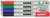 Tábla- és flipchart marker készlet, 1-3 mm kúpos, KORES "K-Marker W1", 4 különböző szín