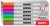 Tábla- és flipchart marker készlet, 1-3 mm kúpos, KORES "K-Marker W1", 6 különböző szín