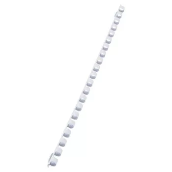 Spirál, műanyag, 8 mm, 21-40 lap, VICTORIA OFFICE, fehér