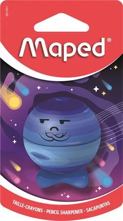 Hegyező, egylyukú, tartályos, MAPED „Planet”, bolygók, vegyes minták