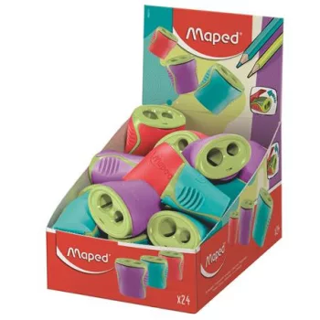   Hegyező display, kétlyukú, tartályos, MAPED "Boogy", vegyes színek