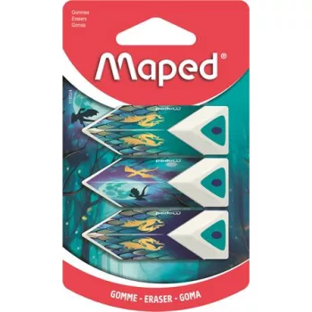 Radír, MAPED "Dragon Pyramid sárkány ", 3 darab