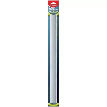   Vonalzó, alumínium, 50 cm, MAPED "Protect System"