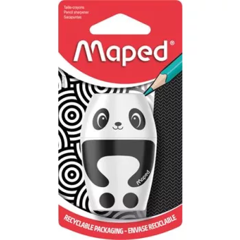   Hegyező, egylyukú, tartályos, MAPED "Shakky Fancy", panda és pingvin, vegyes formák