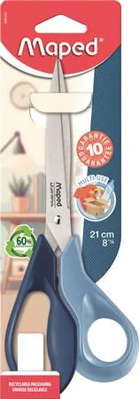 Olló, általános, 21 cm, MAPED „Multiuse Advanced Asym”, vegyes színek