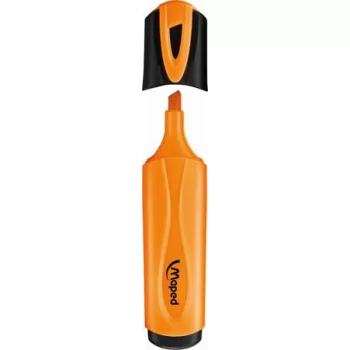   Szövegkiemelő, 1-5 mm, MAPED "Fluo Peps Classic", narancssárga