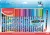 Filctoll készlet, 2 mm, kimosható, MAPED "Color'Peps Ocean Life", 24 különböző szín