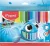 Filctoll készlet, 2 mm, kimosható, MAPED "Color'Peps Ocean", 18 különböző szín