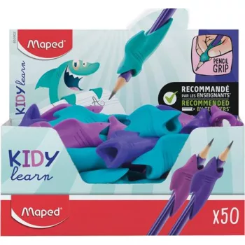   Ceruzafogó, display, MAPED "Kidy Learn", cápa, vegyes színek