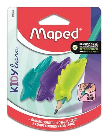 Ceruzafogó, MAPED "Kidy Learn", vegyes színek, 3 db