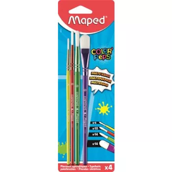   Ecsetkészlet, no. 4-10-14-14, MAPED "Color'Peps"