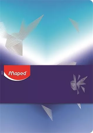 Jegyzetfüzet, tűzött, A5, vonalas, MAPED „Arctic jégvilág”
