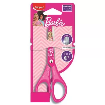 Olló, iskolai, 13 cm, MAPED "Barbie"