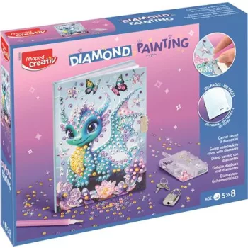   Gyémántmozaik titkos napló, MAPED CREATIV "Diamond Painting"