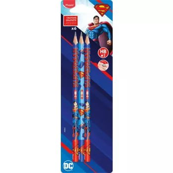   Grafitceruza, HB, háromszögletű, MAPED "Superman", 6 db