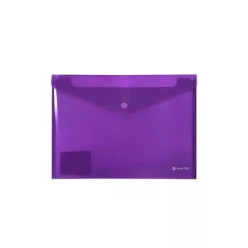 Irattartó tasak, A4, PP, patentos, PANTA PLAST, neon lila