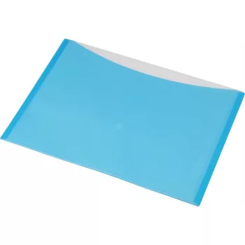   Irattartó tasak, A4, PP, patentos, két zsebes, 200 mikron, PANTA PLAST, kék