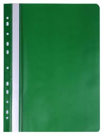 Gyorsfűző, lefűzhető, PP, A4, VICTORIA OFFICE, zöld