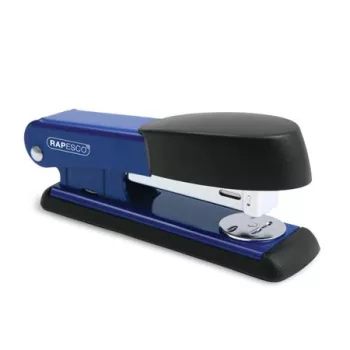   Tűzőgép, 24/6, 26/6, 25 lap, fém, RAPESCO "Bowfin Half-Strip", kék