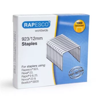 Tűzőkapocs, 23/12, horganyzott, RAPESCO