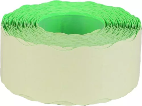 Árazószalag, 25x16 FLUO zöld
