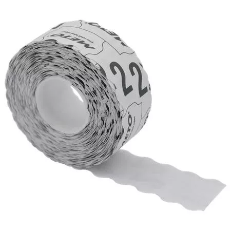Árazógépszalag, 26x12 mm, METO, fehér