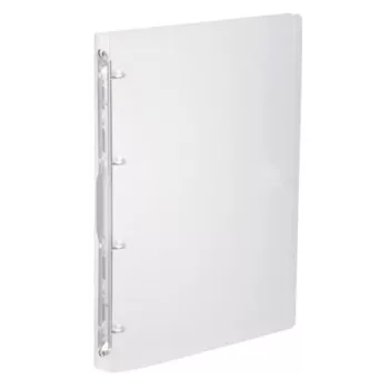   Gyűrűs könyv, 4 gyűrű, 25 mm, A4, PP, VIQUEL "Propyglass", víztiszta