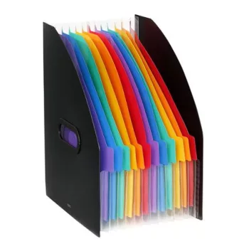   Iratpapucs, PP, 12 részes, VIQUEL, "Rainbow Class", fekete
