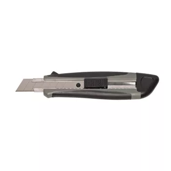   Univerzális kés, gumírozott markolat, 18 mm, MAUL, szürke