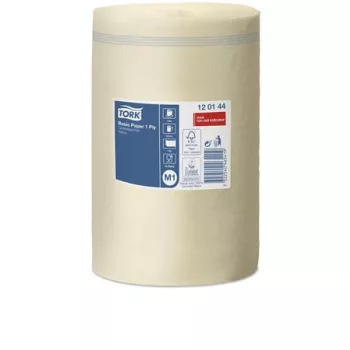   Kéztörlő, belsőmag-adagolás, 1 rétegű, M1 rendszer, Universal, TORK, sárga