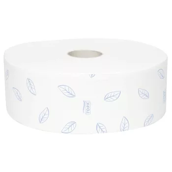   Toalettpapír, T1 rendszer, 2 rétegű, 26 cm átmérő, Premium, TORK "Soft Jumbo", fehér